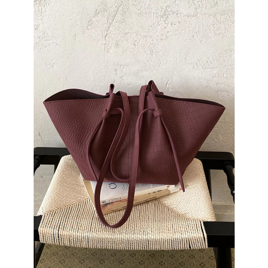 PU Leather Tote Bag Apparel and Accessories