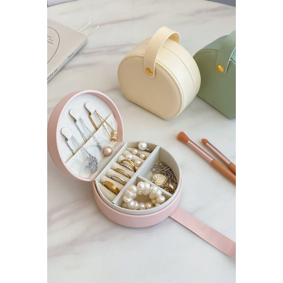 PU Leather Travel Jewelry Box Apparel and Accessories