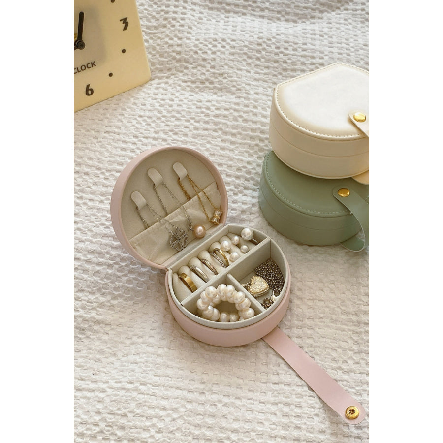 PU Leather Travel Jewelry Box Apparel and Accessories