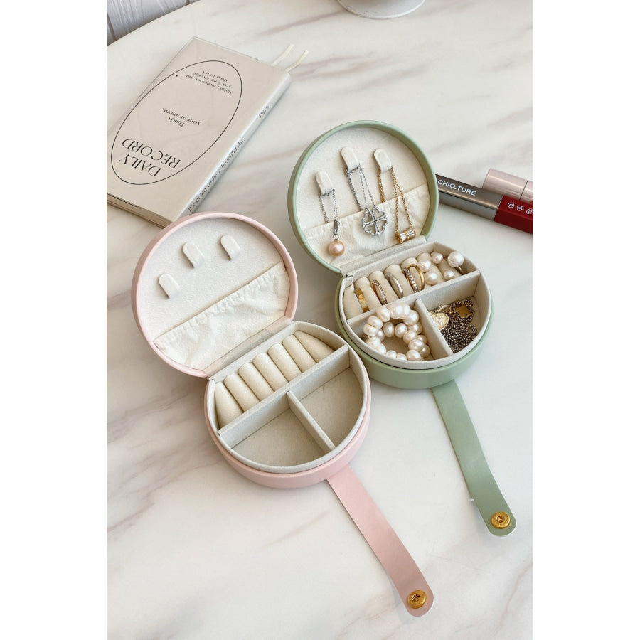PU Leather Travel Jewelry Box Apparel and Accessories