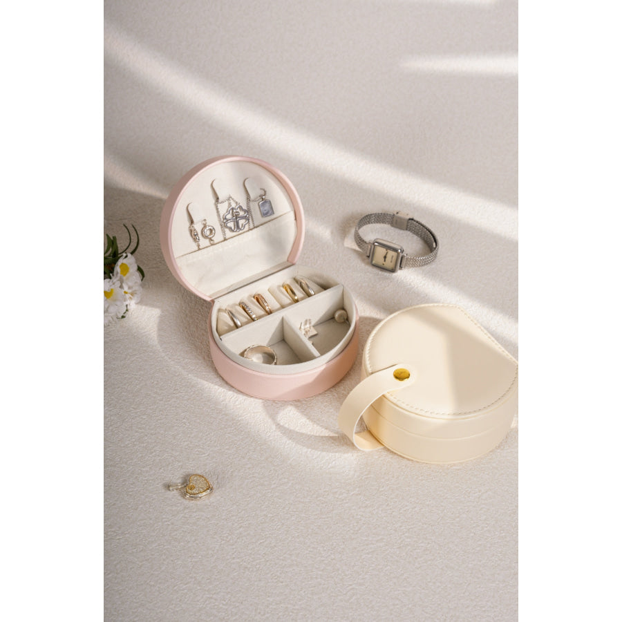 PU Leather Travel Jewelry Box Apparel and Accessories