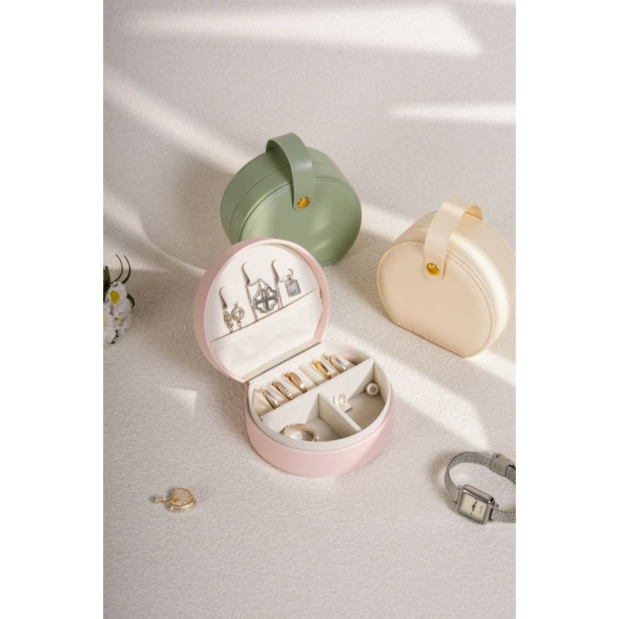 PU Leather Travel Jewelry Box Apparel and Accessories