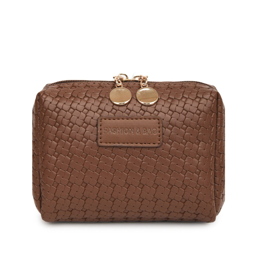 PU Leather Woven Clutch Apparel and Accessories