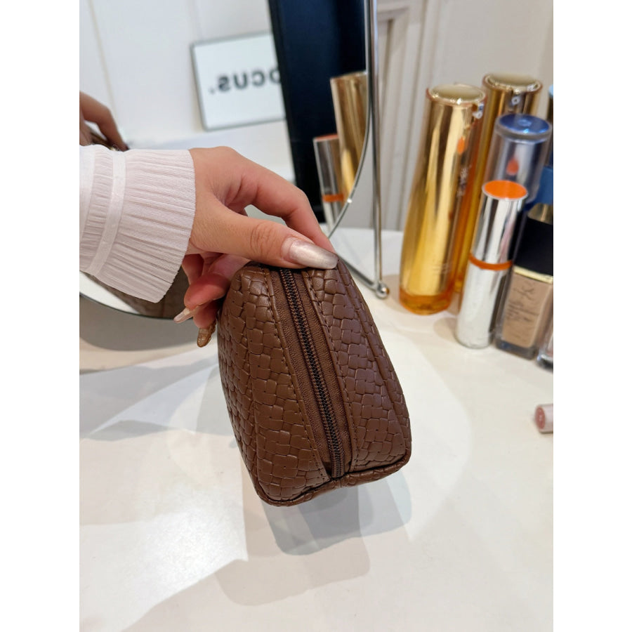 PU Leather Woven Clutch Apparel and Accessories