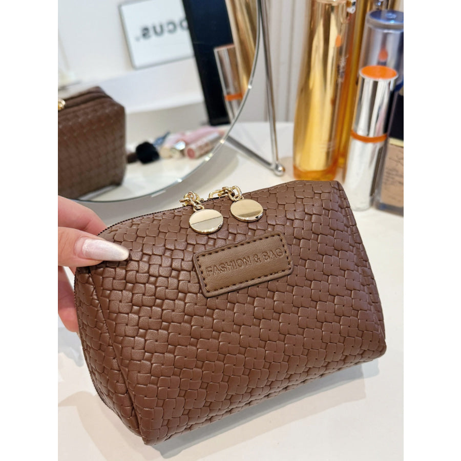 PU Leather Woven Clutch Apparel and Accessories