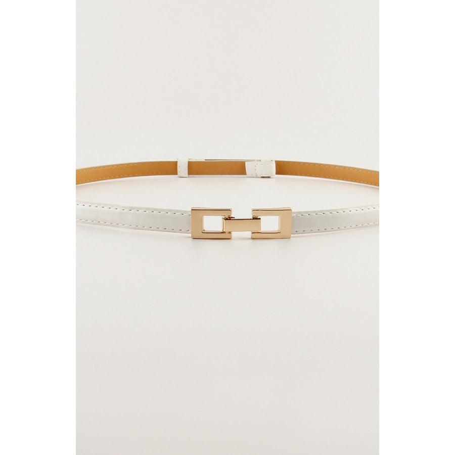 PU Skinny Belt