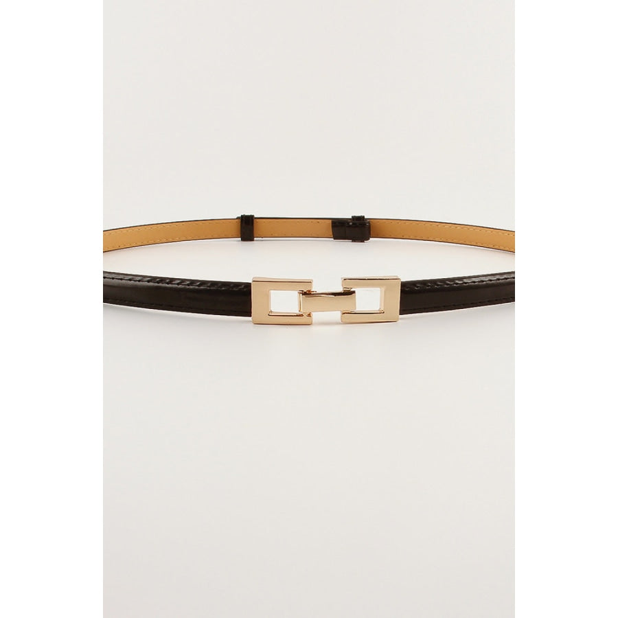 PU Skinny Belt