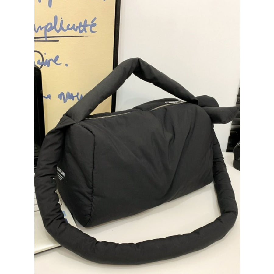 Puffy Nylon Medium Crossbody Bag Apparel and Accessories