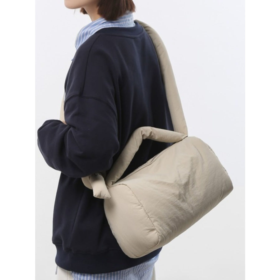 Puffy Nylon Medium Crossbody Bag Apparel and Accessories