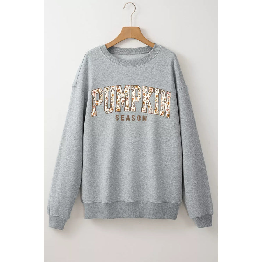 PUMPKIN SEASON Oversized Pullover Sweatshirt Apparel and Accessories