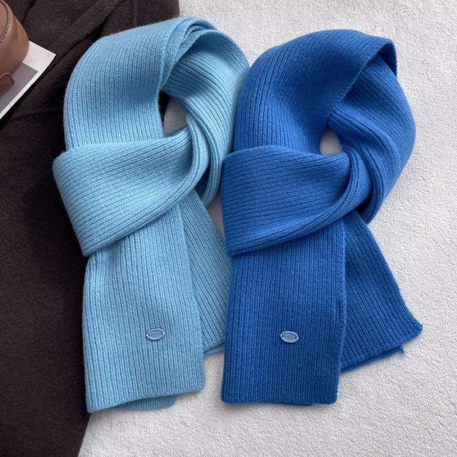 Pure Wool Warm Knit Scarf Apparel and Accessories