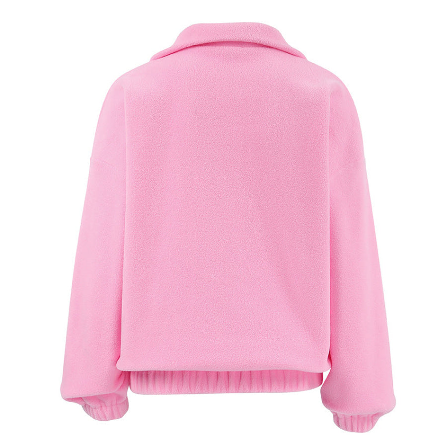 Quarter Zip Long Sleeve Sweatshirt Apparel and Accessories