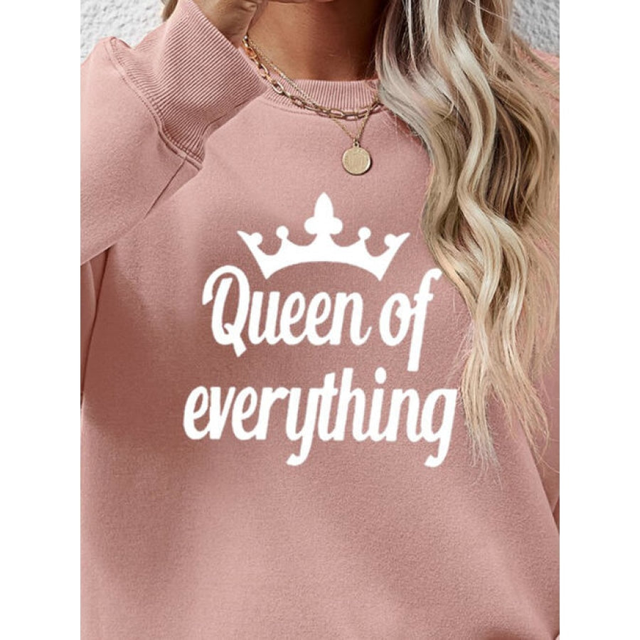 QUEEN OF EVERYTHING Round Neck Sweatshirt