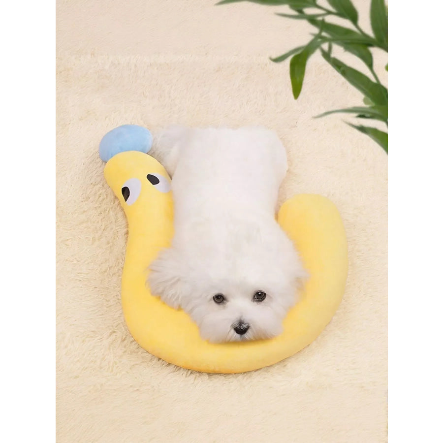 Question Mark Shaped Plush Pet Bed Apparel and Accessories