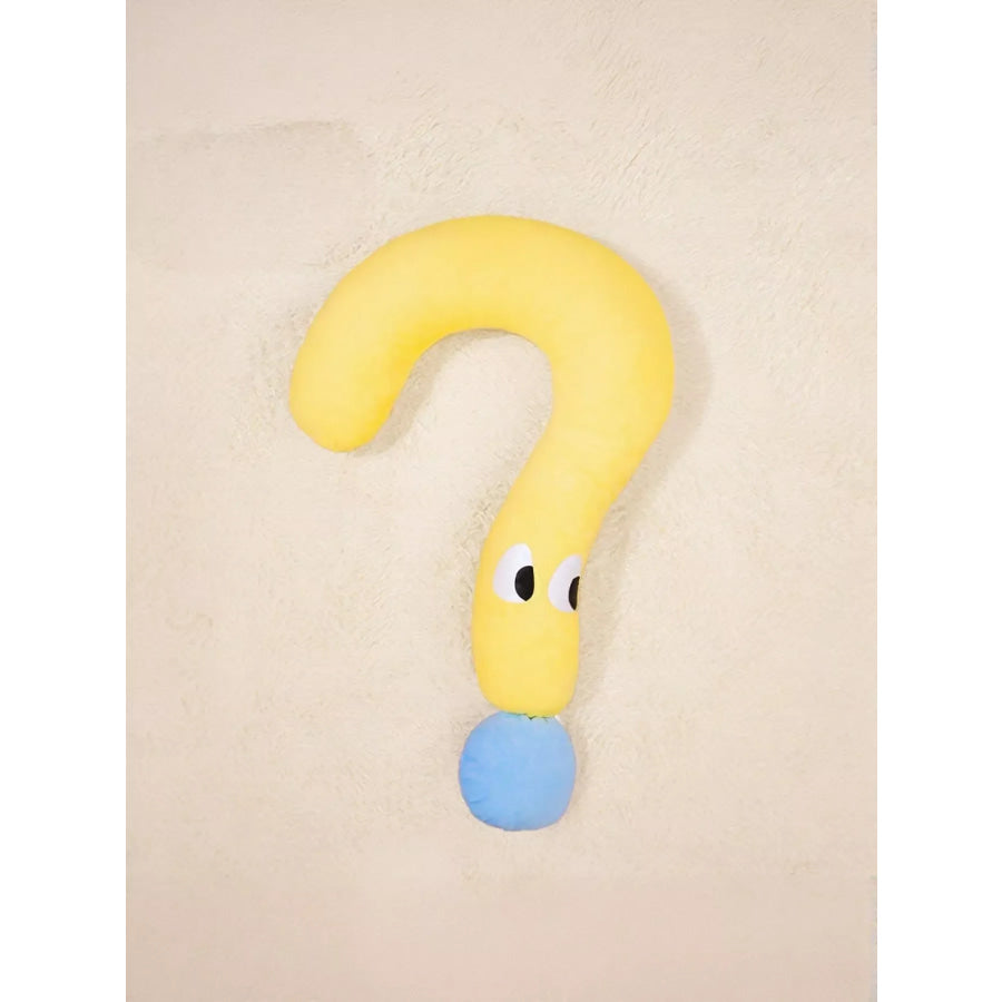 Question Mark Shaped Plush Pet Bed Yellow / S Apparel and Accessories