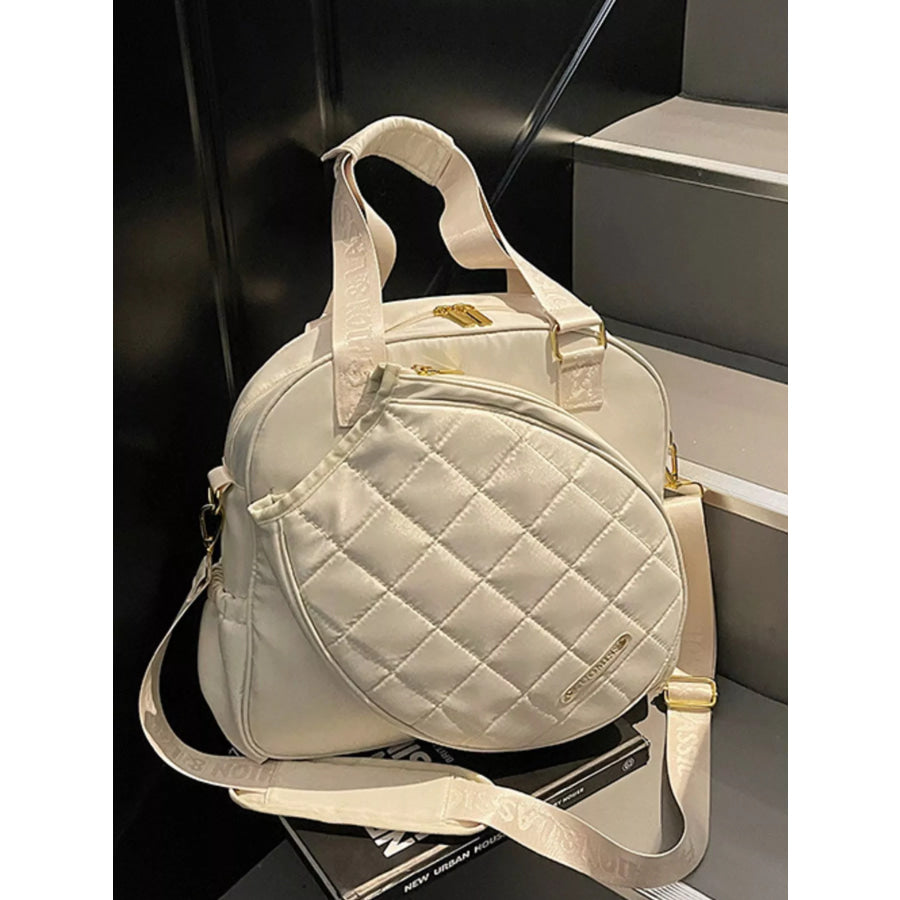 Quilted Badminton Racket Shoulder Bag Apparel and Accessories