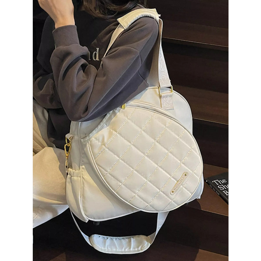 Quilted Badminton Racket Shoulder Bag Apparel and Accessories