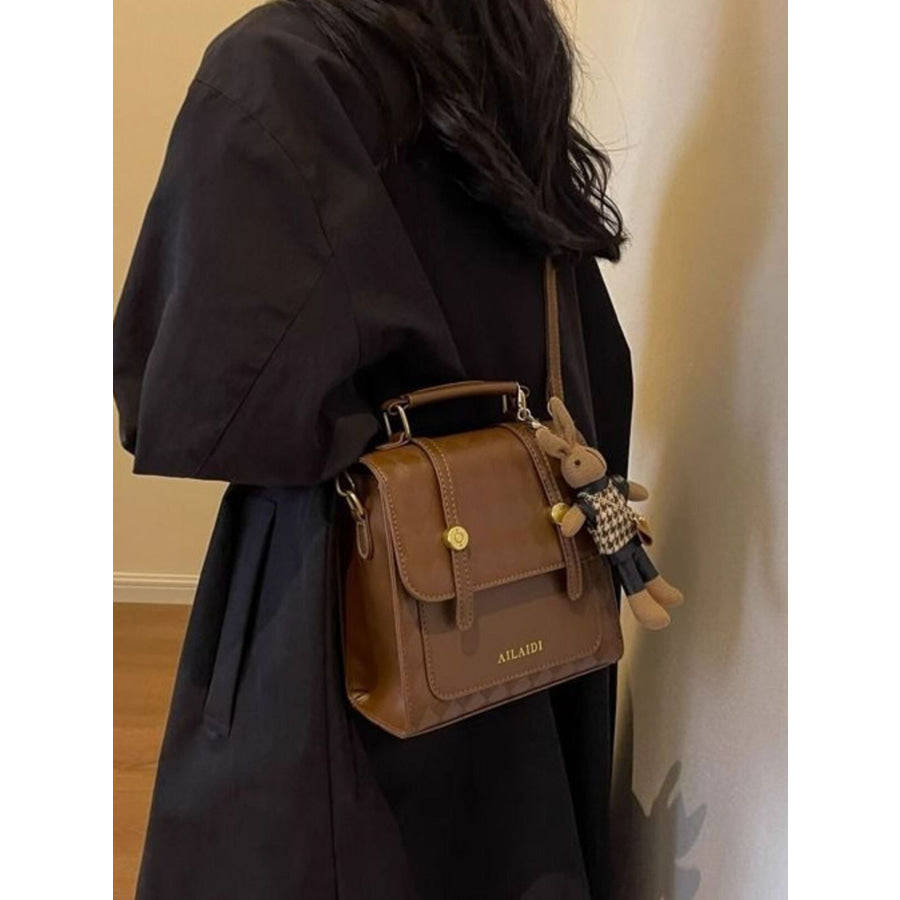 Quilted Flap Backpack Bag Apparel and Accessories