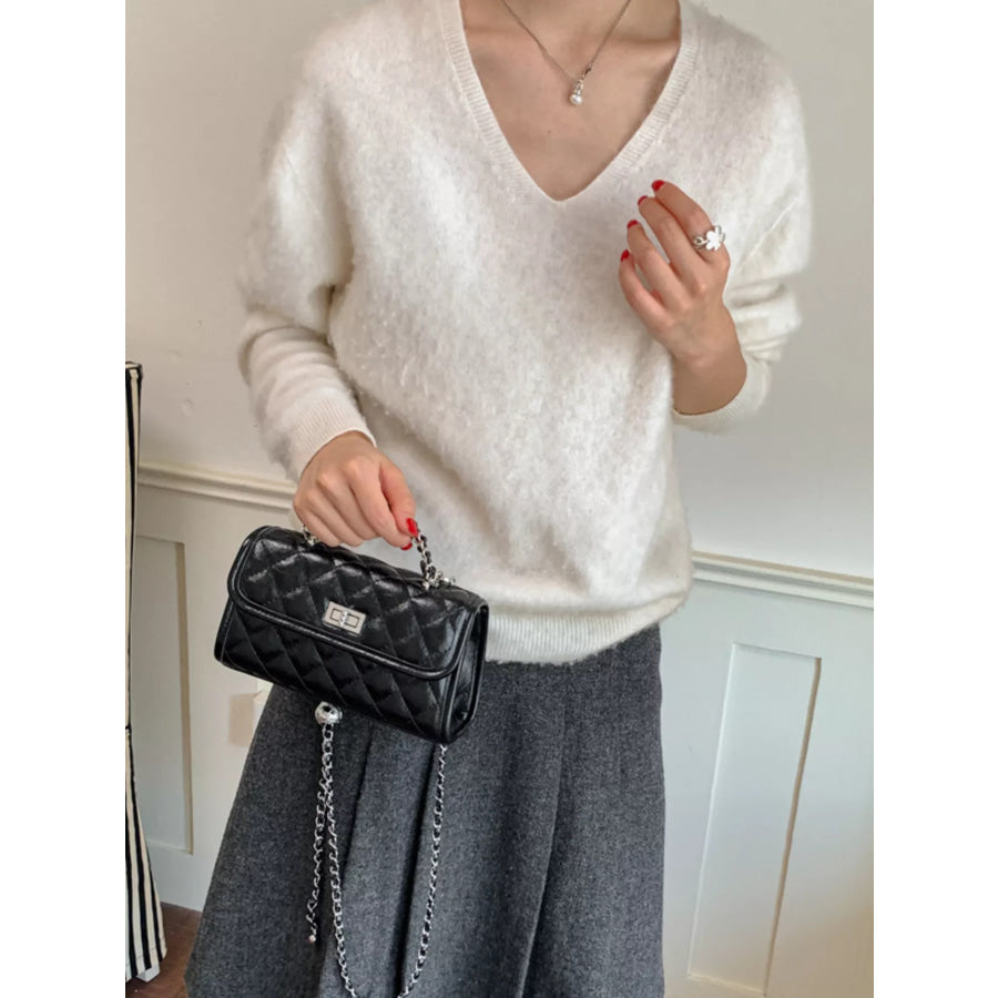 Quilted Flap Crossbody Bag Apparel and Accessories
