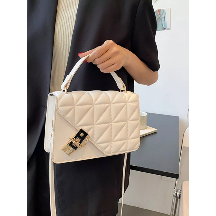 Quilted Flap Crossbody Bag Apparel and Accessories