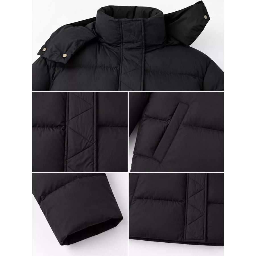 Quilted Hooded Puffer Jacket Apparel and Accessories