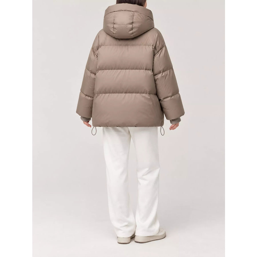 Quilted Hooded Puffer Jacket Apparel and Accessories