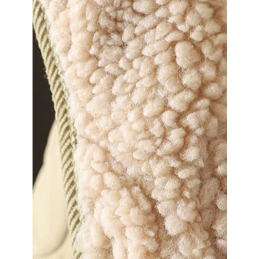 Quilted Hooded Sherpa Lined Outerwear Apparel and Accessories