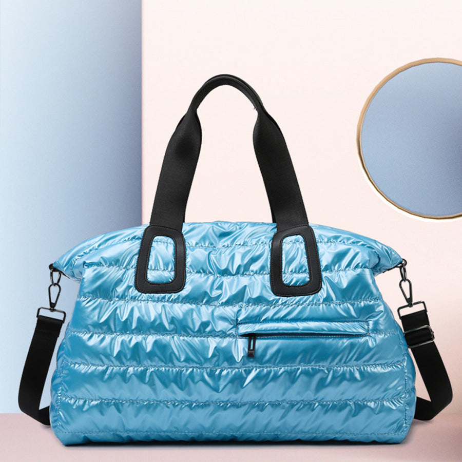 Quilted Nylon Oversize Travel Bag Apparel and Accessories