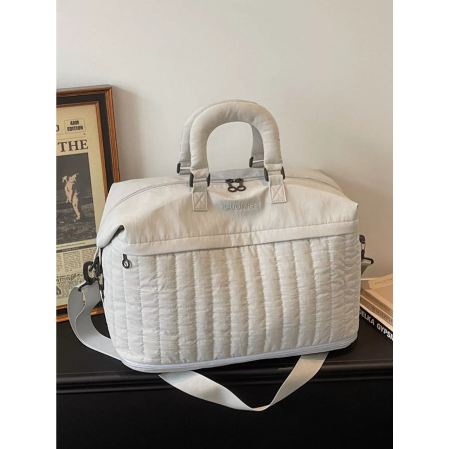 Quilted Nylon Travel Bag Apparel and Accessories