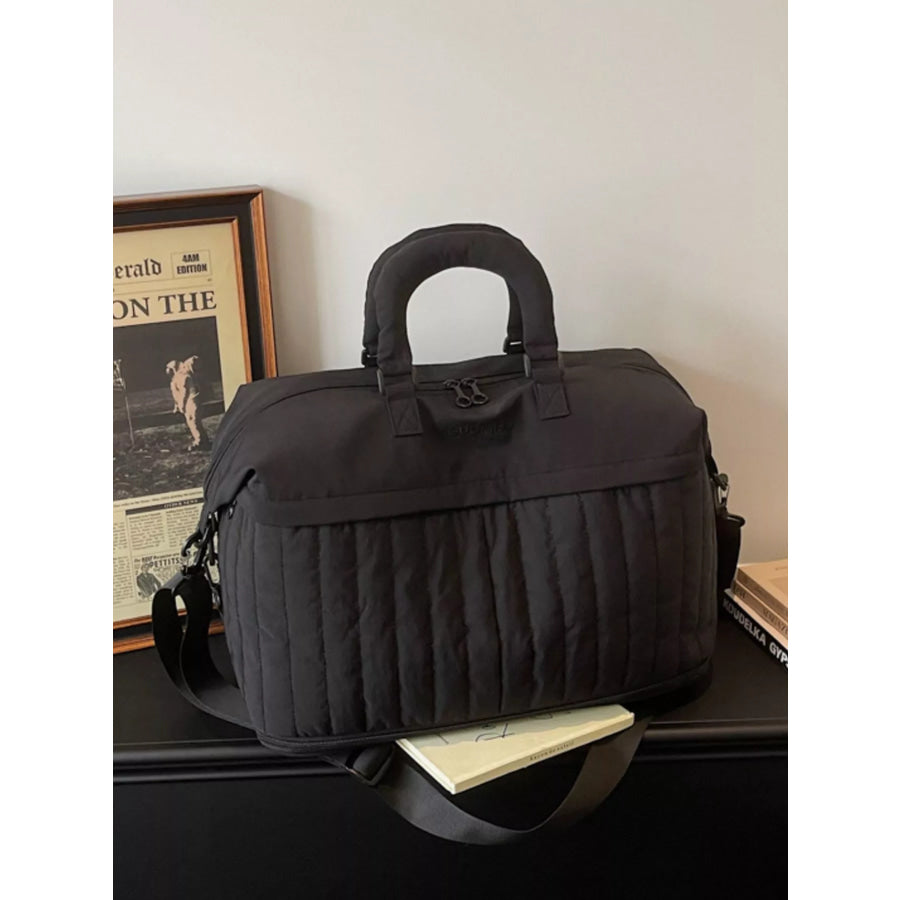 Quilted Nylon Travel Bag Apparel and Accessories