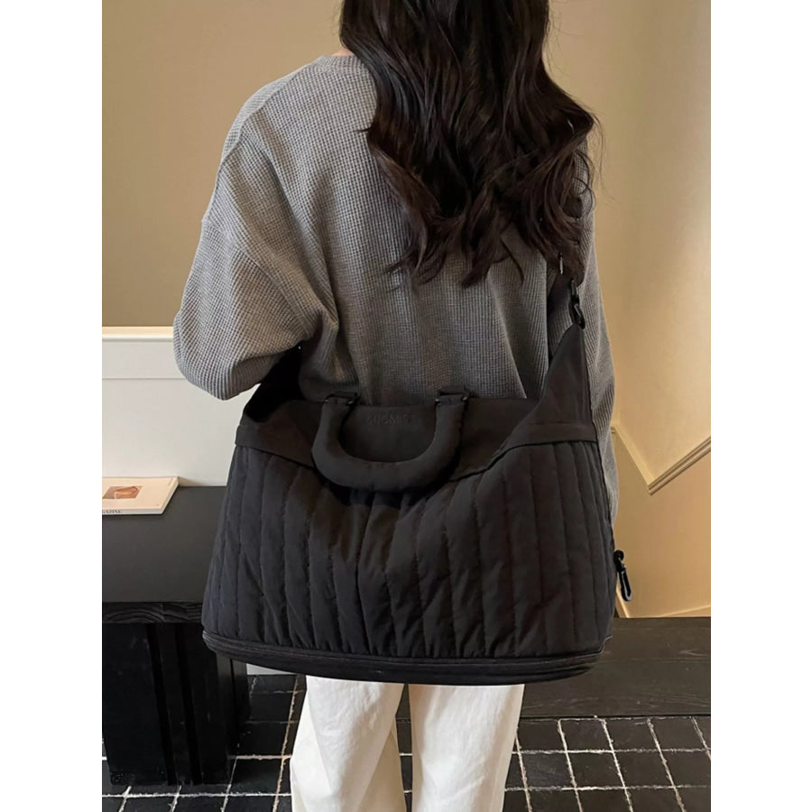 Quilted Nylon Travel Bag Apparel and Accessories