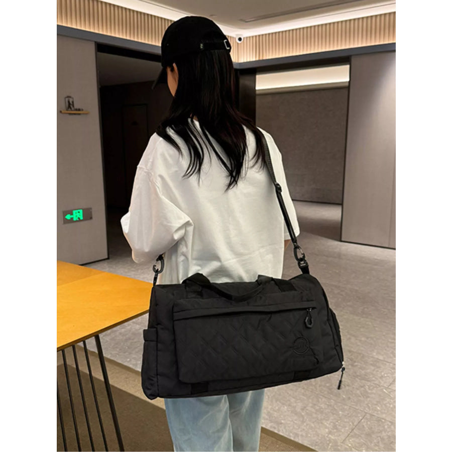 Quilted Oxford Cloth Travel Bag Apparel and Accessories