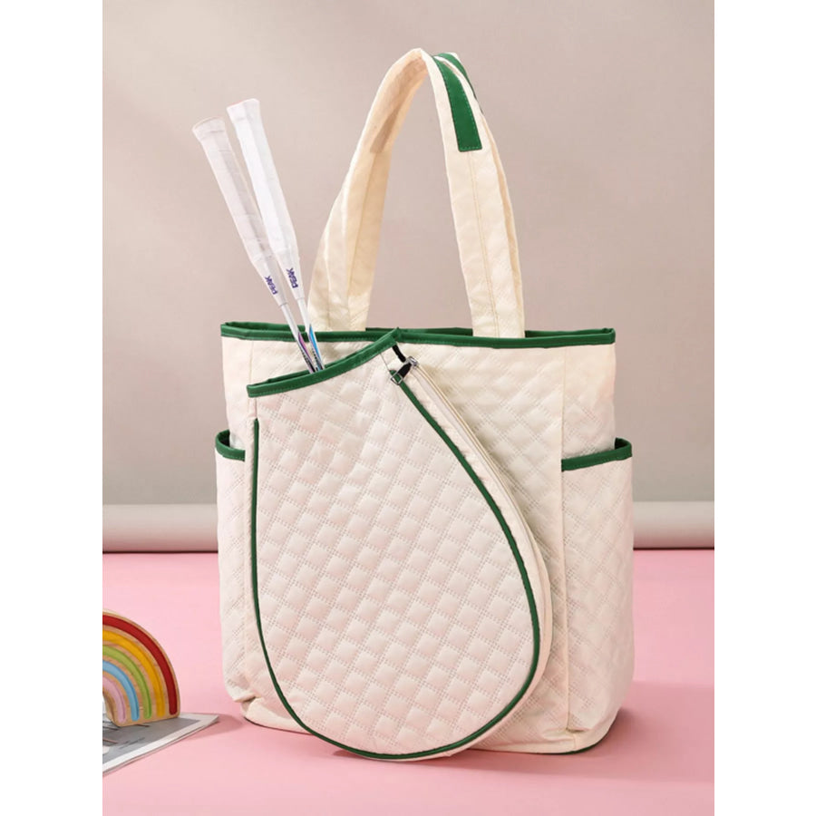 Quilted Racket Backpack Bag Apparel and Accessories
