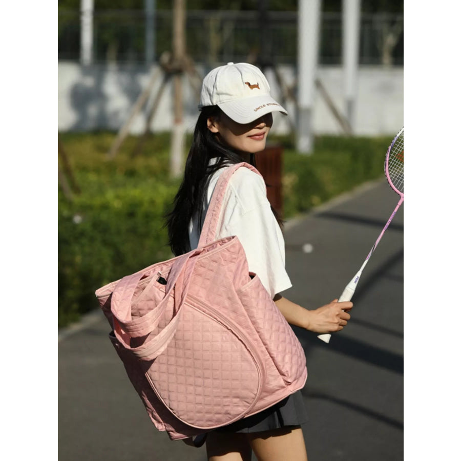 Quilted Racket Backpack Bag Apparel and Accessories
