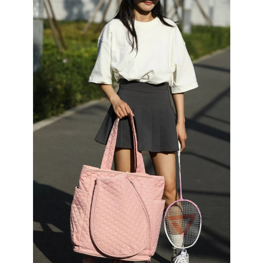 Quilted Racket Backpack Bag Apparel and Accessories