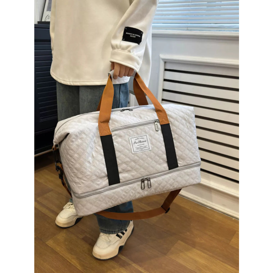 Quilted Travel Duffel Bag Apparel and Accessories