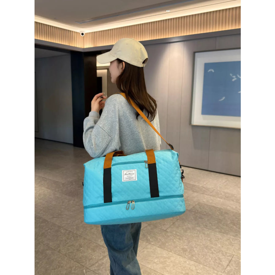 Quilted Travel Duffel Bag Apparel and Accessories