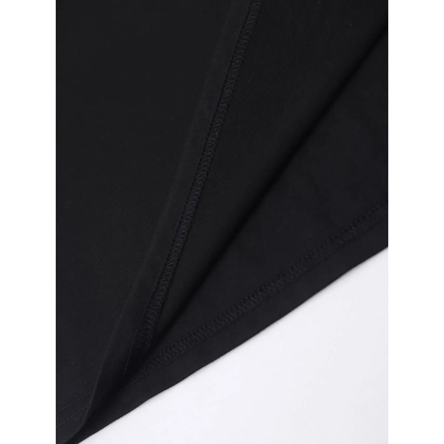Rabbit Round Neck Short Sleeve T - Shirt Apparel and Accessories