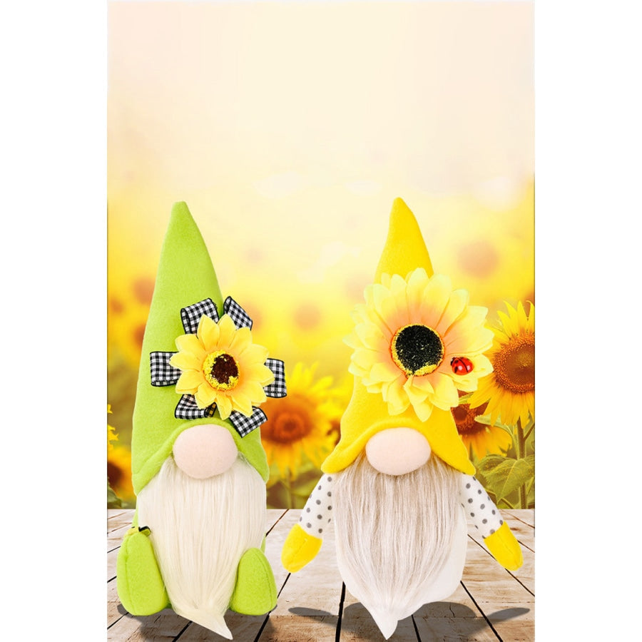 Random 3-Pack Sunflower Faceless Gnomes Green/Yellow/Black / One Size