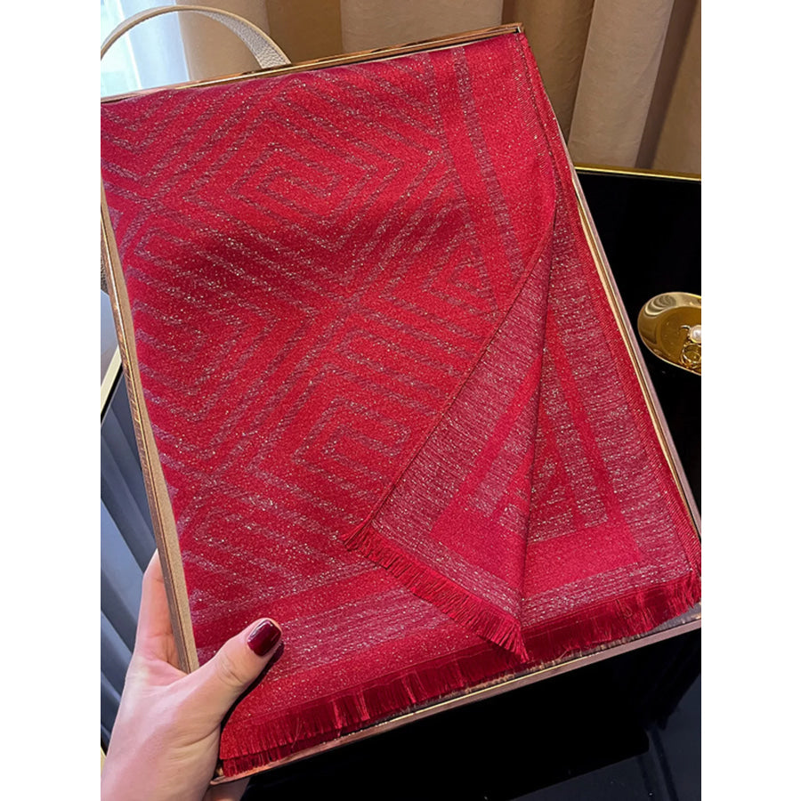 Raw Hem Lightweight Scarf Apparel and Accessories