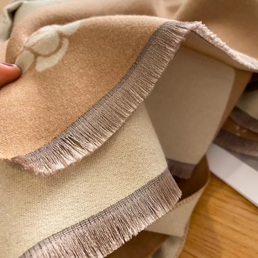Raw Hem Scarf Apparel and Accessories