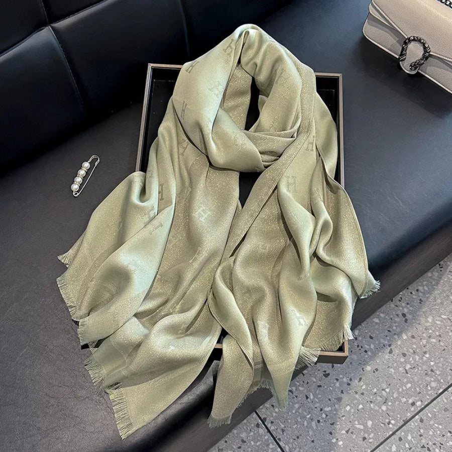 Raw Hem Scarf Apparel and Accessories