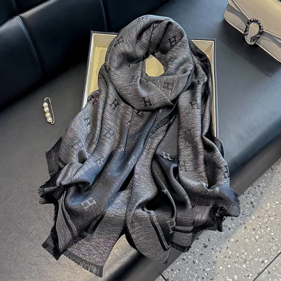 Raw Hem Scarf Apparel and Accessories