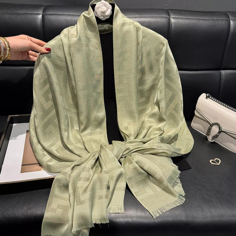 Raw Hem Scarf Apparel and Accessories