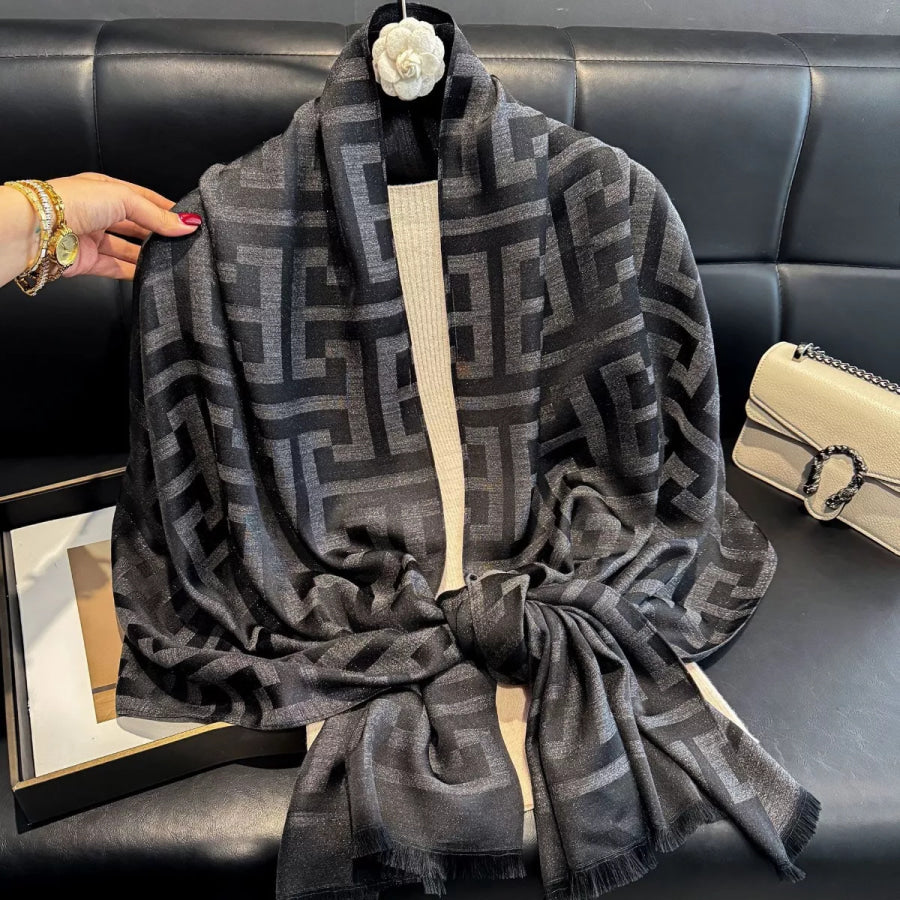 Raw Hem Scarf Apparel and Accessories