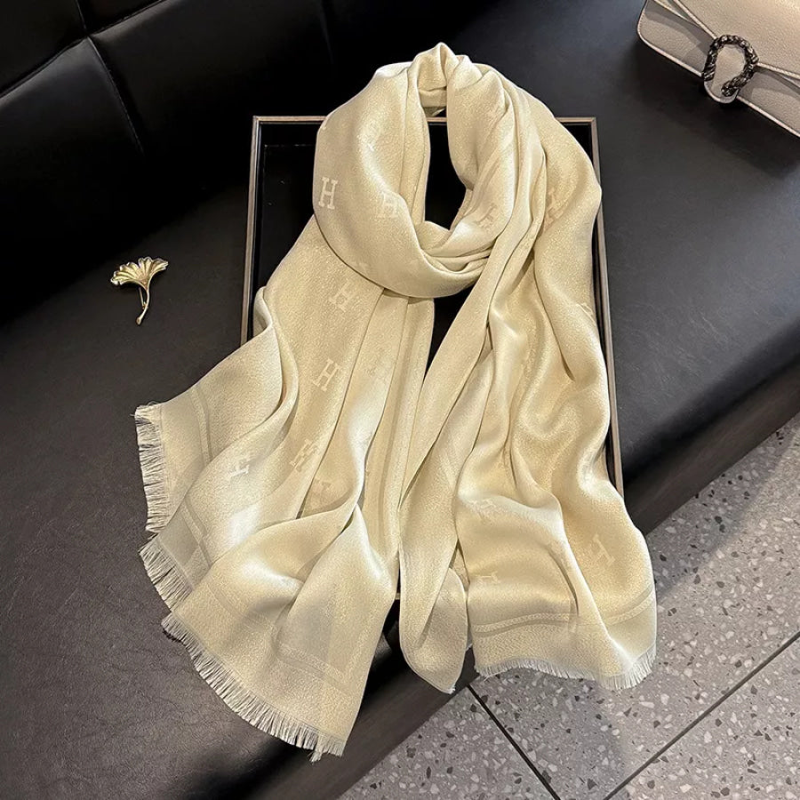 Raw Hem Scarf Apparel and Accessories