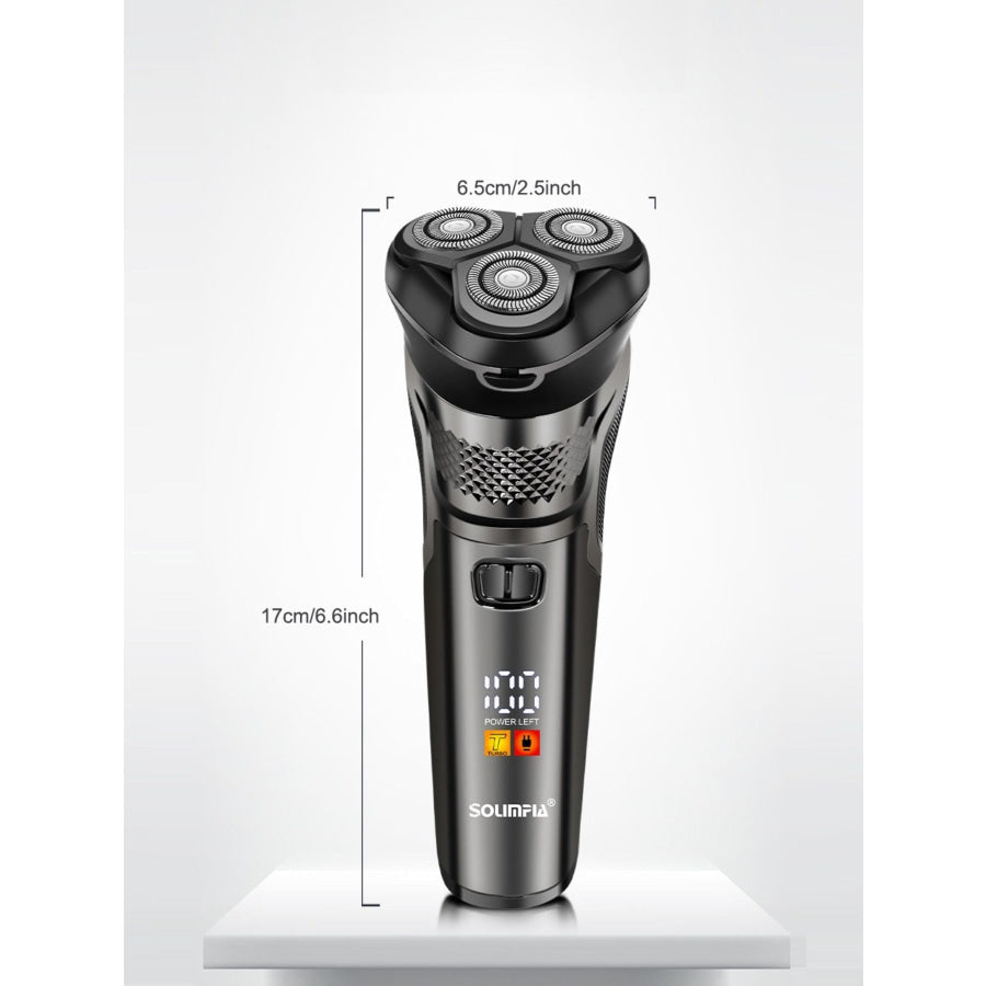Rechargeable 3-Head Rotary Electric Shaver Apparel and Accessories