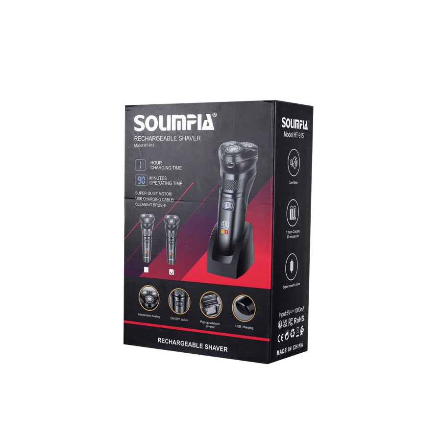 Rechargeable 3-Head Rotary Electric Shaver Apparel and Accessories