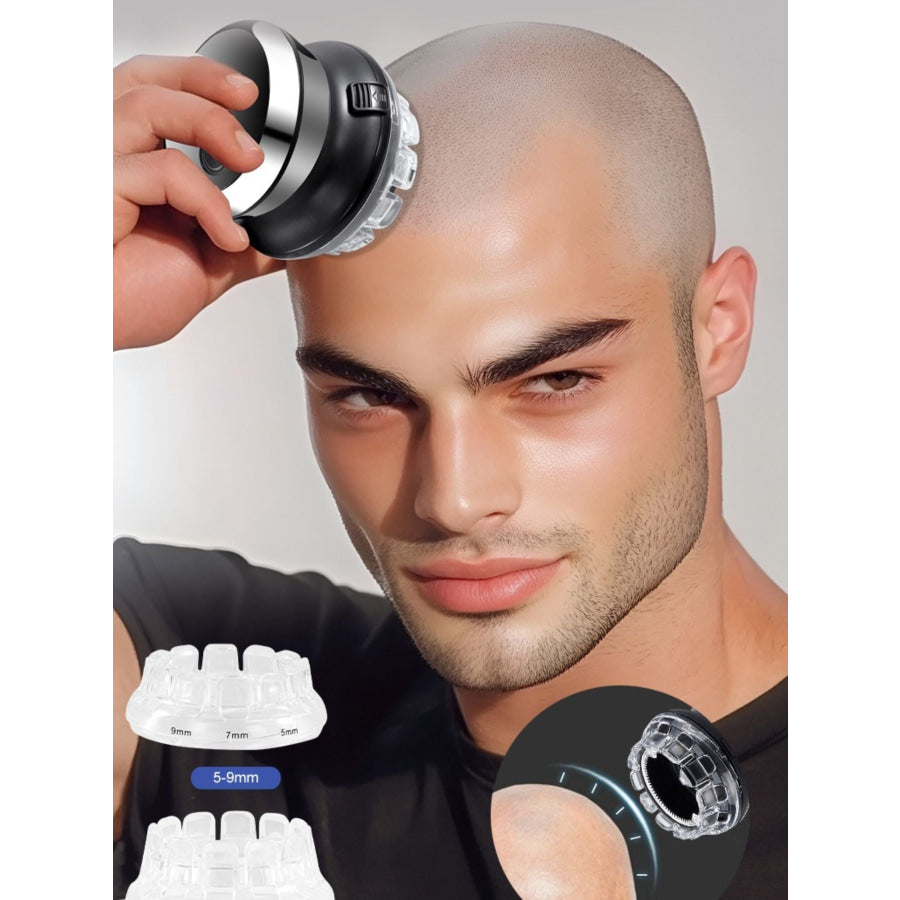 Rechargeable Bald Head Hair Clipper Black / ONESIZE Apparel and Accessories