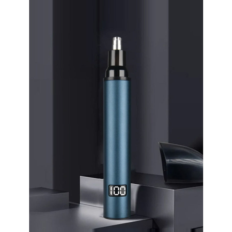 Rechargeable Digital Display Nose Hair Trimmer Peacock Blue / ONESIZE Apparel and Accessories